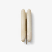 Husk Alabaster Wall Sconce-Neutral Decor