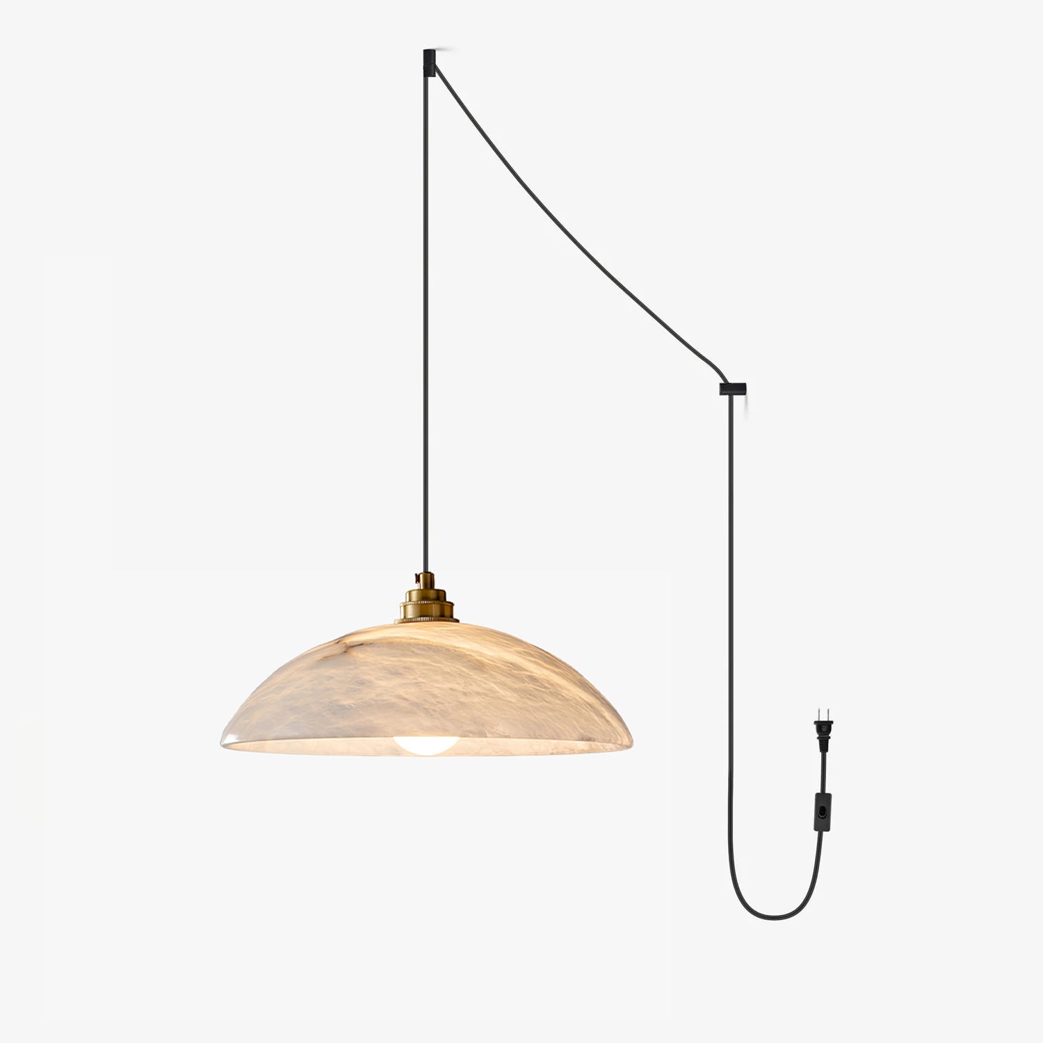 Ezriel Alabaster Pendant Light-Neutral Decor