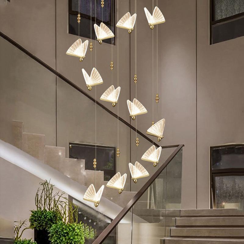 Arisha Art Deco Butterfly Pendant Light, 2 Color - Neutral Decor