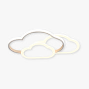 Arisha Modern Ceiling Light Hollow, Cloud Shape, White/Pink - Neutral Decor