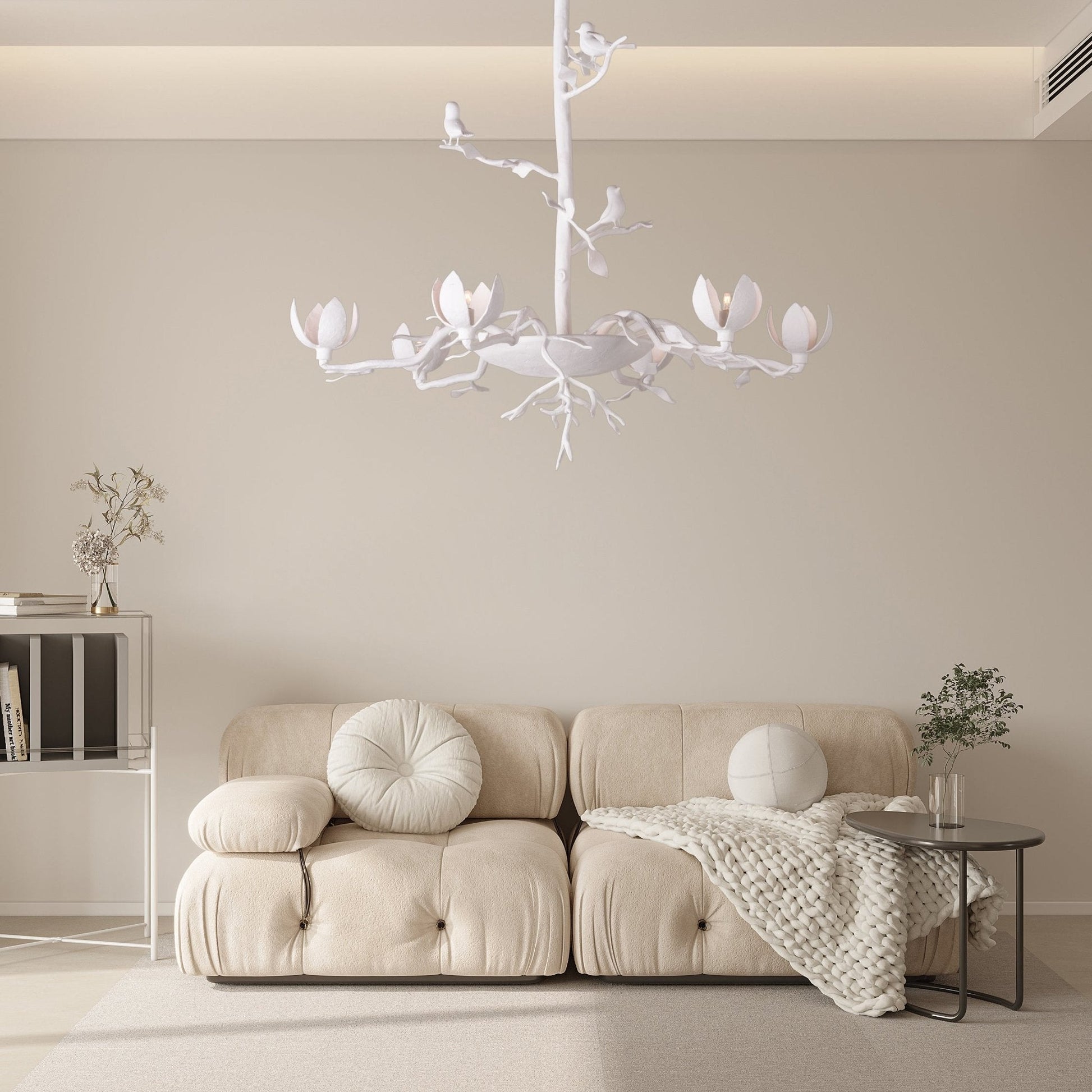 Zox Postmodern Luxury Resin Chandelier-Neutral Decor