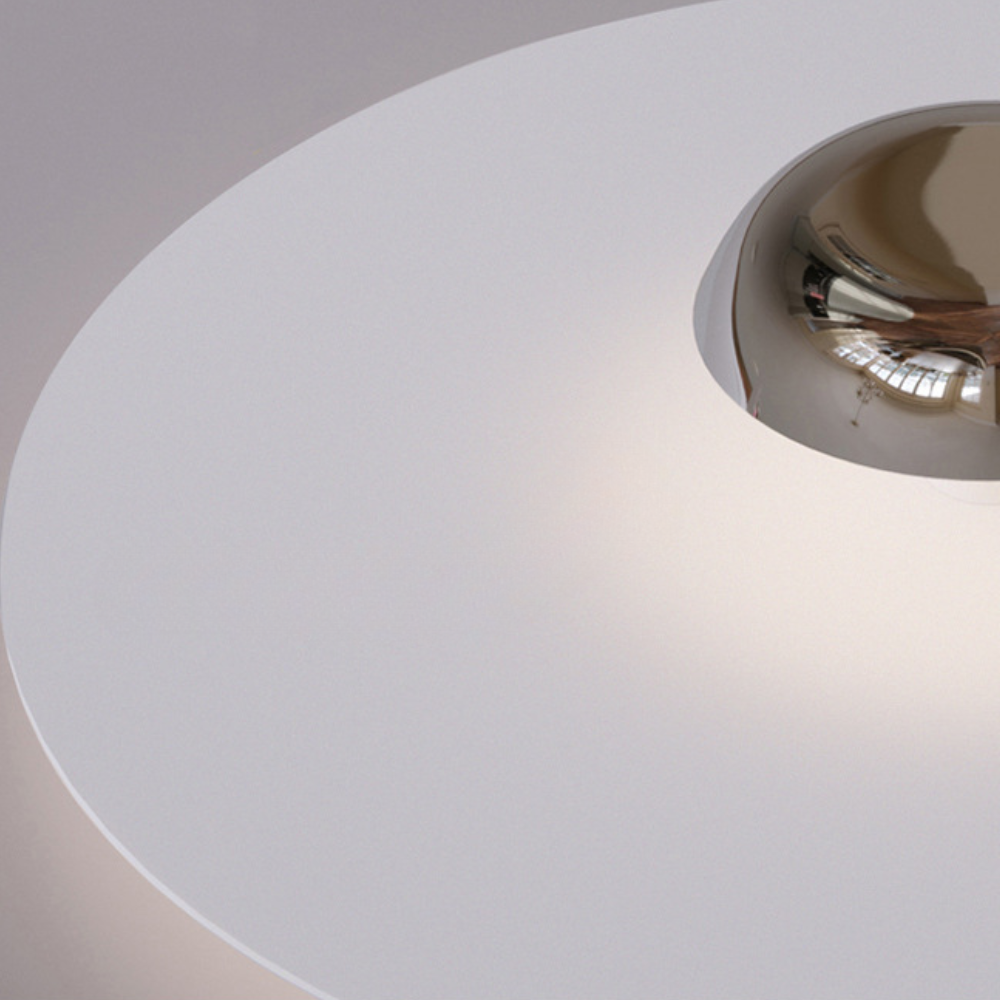 Arisha Flush Mount Ceiling Light White Living Room Bedroom - Neutral Decor