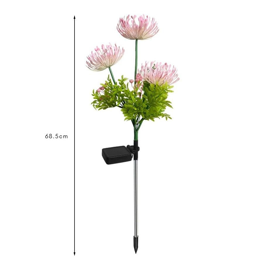 Rupert Landscape Unique Art Solar Steel Outdoor Light