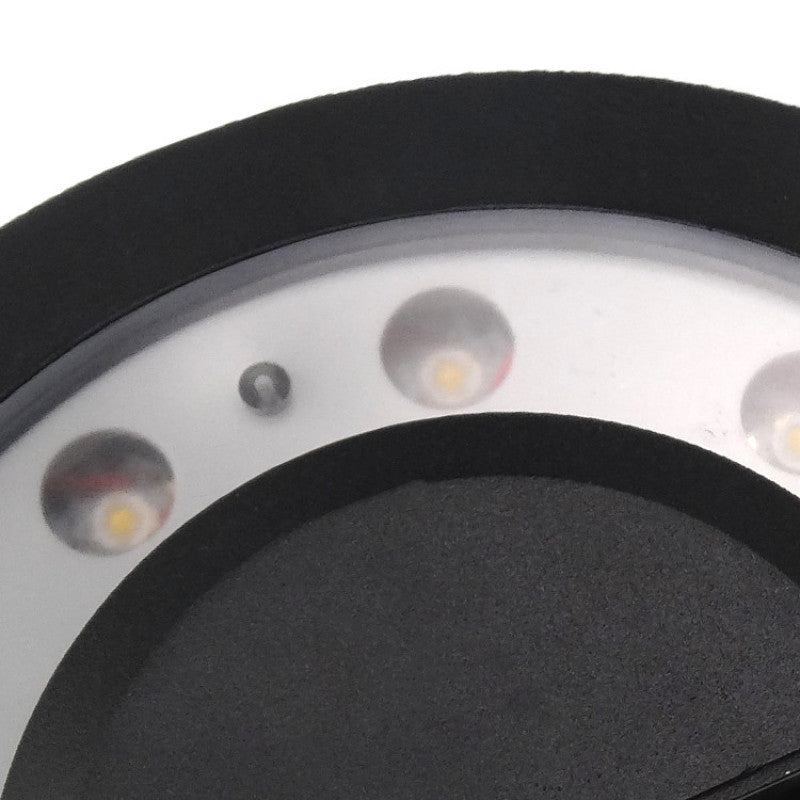 Ray Wall Lamp Flying Saucer, Metal LED, Black, Outdoor - Neutral Decor