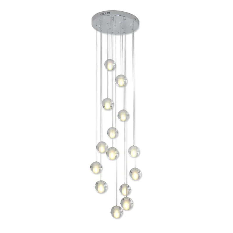 Valentina Modern Multi Clean Globe Pendant Light, Foyer - Neutral Decor