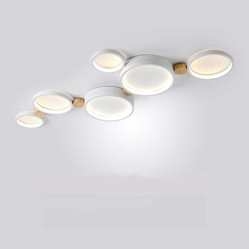 Arisha Round Flush Mount Ceiling Light 3 Colour 3/4/5/6/7 Heads - Neutral Decor
