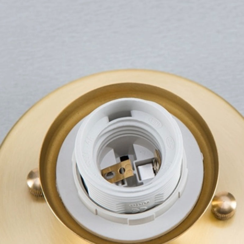 Arisha Retro Metal Flush Mount Ceiling Light Brass - Neutral Decor