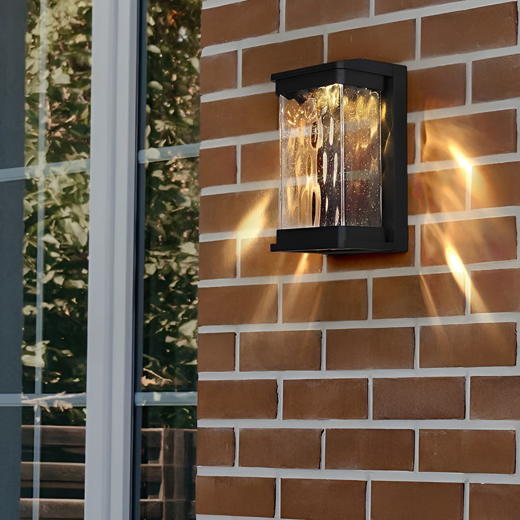 Edric Creative Modern Glass Outdoor Wall Sconce Light