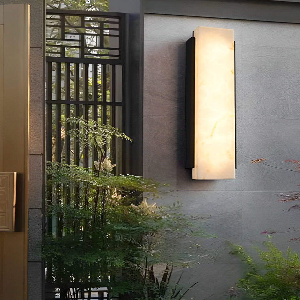 Felcia Rectangular LED Modern Steel Outdoor Wall Lights
