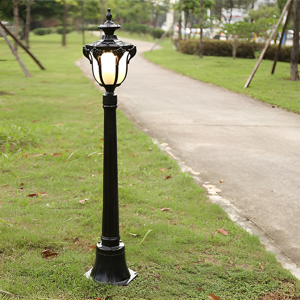 Iagine Traditional European LED Outdoor Pathway Post Lamp