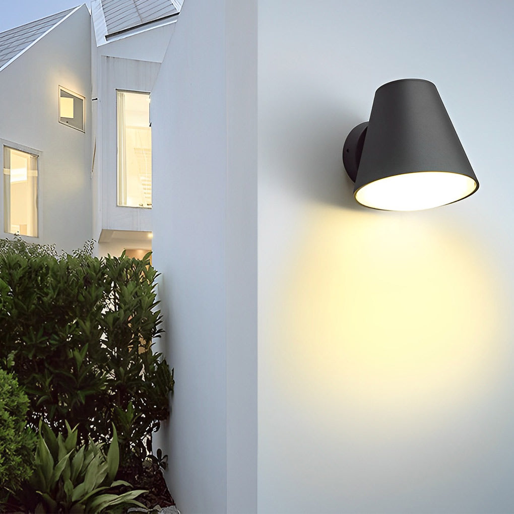 Nacy Cone Shape LED Modern Outdoor Wall Lamp