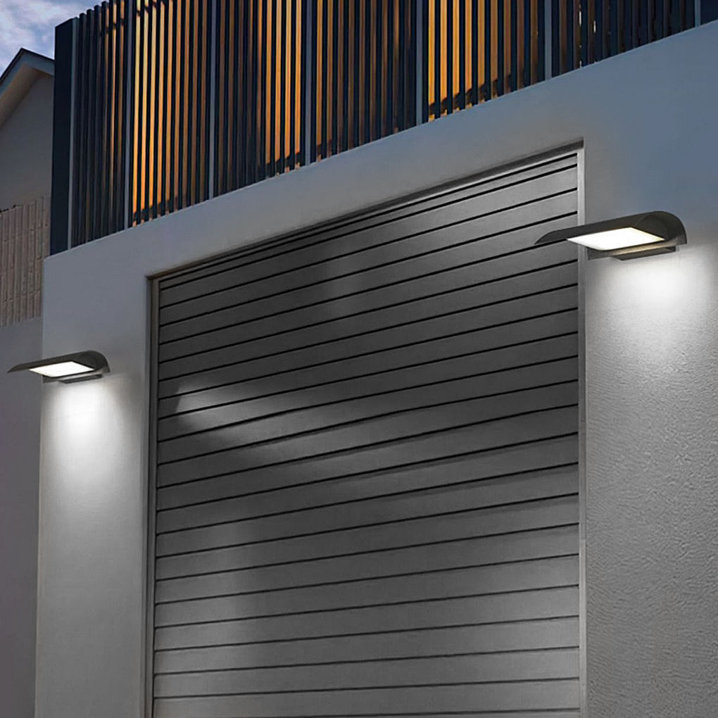Lumius Curved LED Modern Minimalist Outdoor Wall Lamp