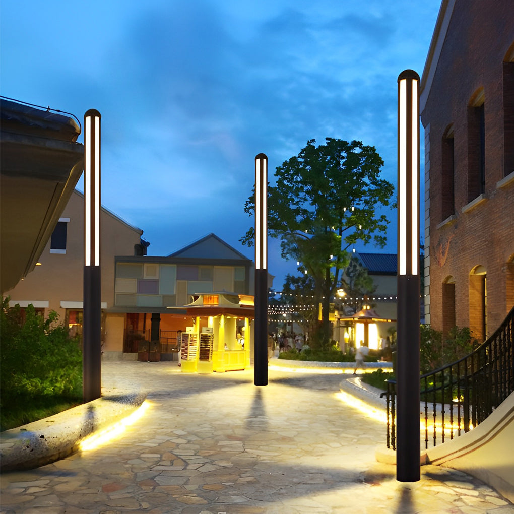 Nora Minimalist Residential Outdoor Bollard Lights