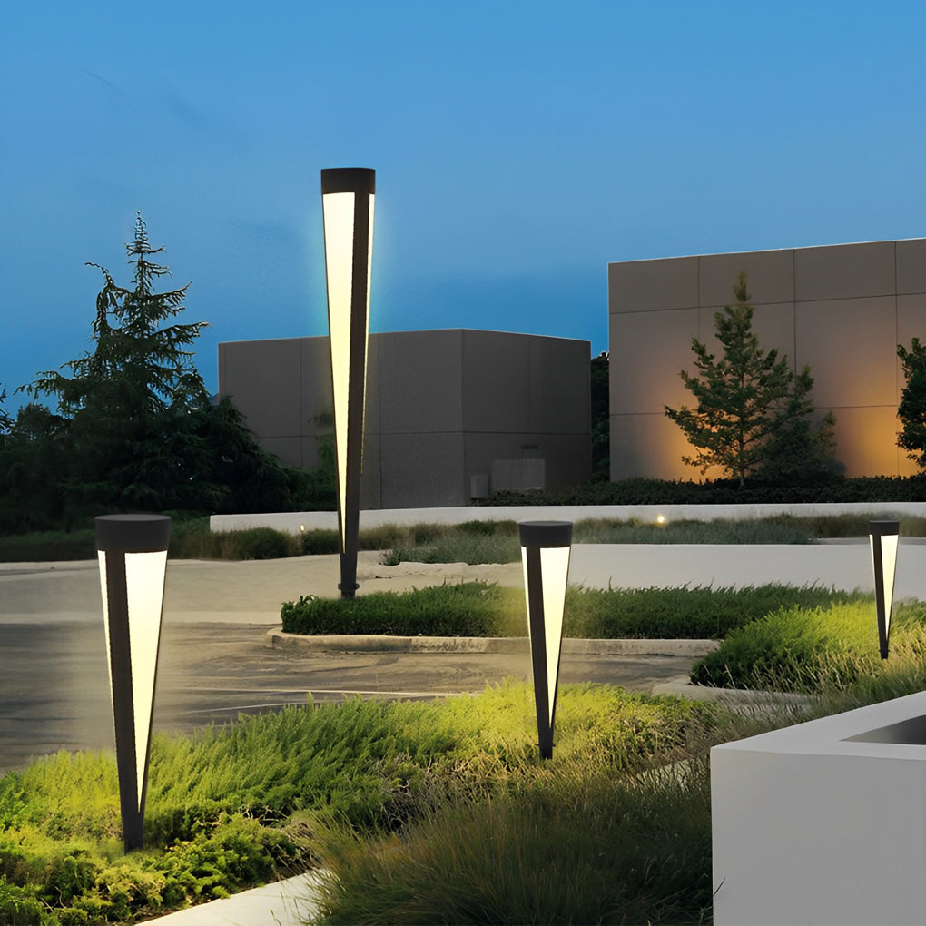 Prtty Round Solar LED Outdoor Lawn Lamp