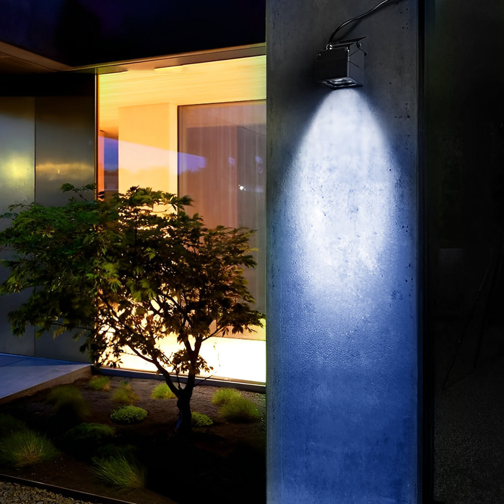 Dutiful Adjustable Square Colorful Outdoor Spotlight Wall Lights