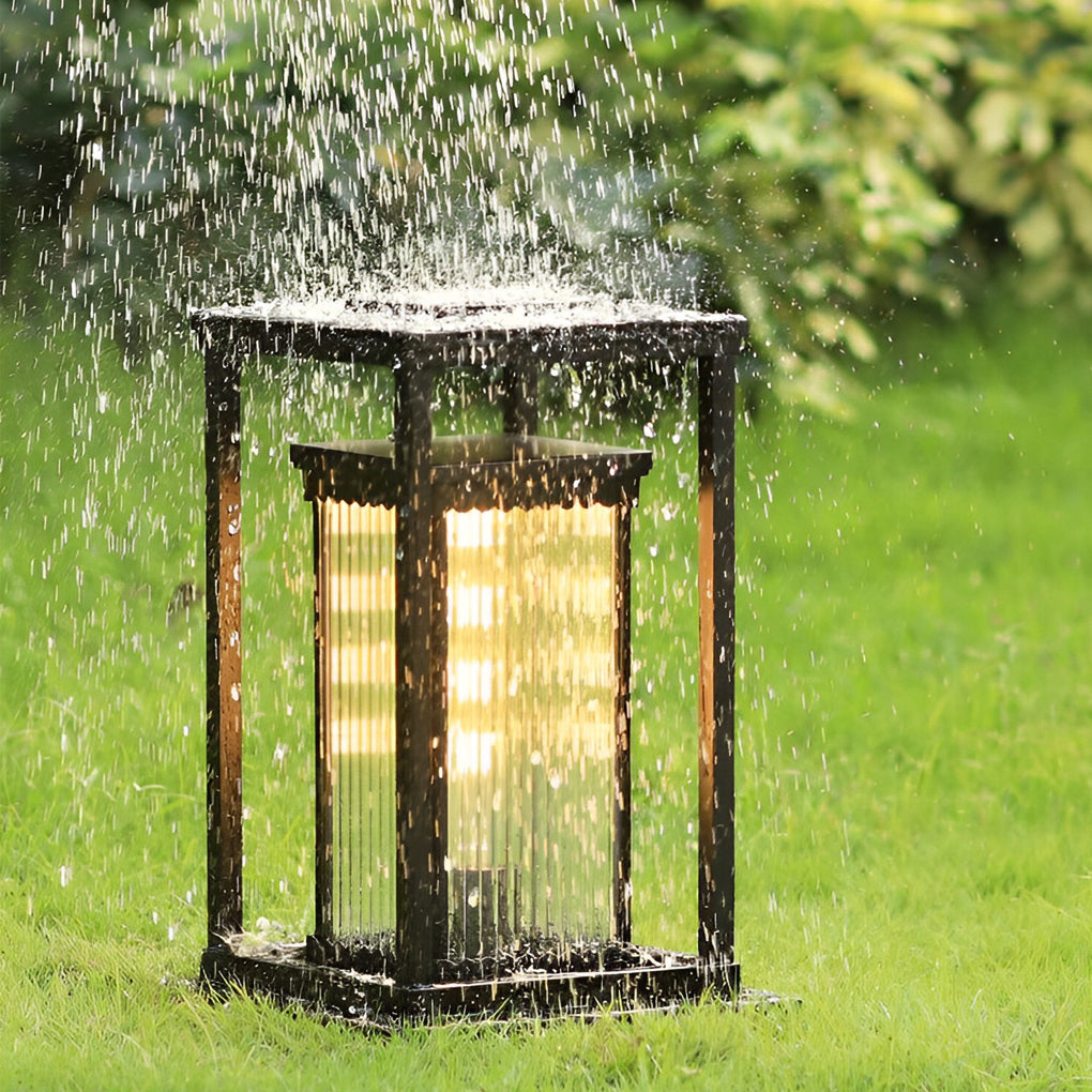Hadley Lawn Ribbed Outdoor Pathway Lights