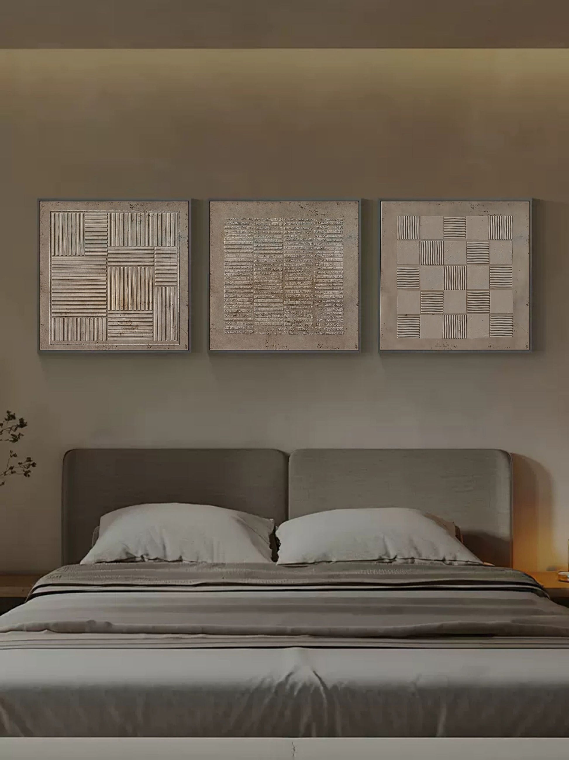 Abstract Painting Set Of 3 SP060 - Neutralighting