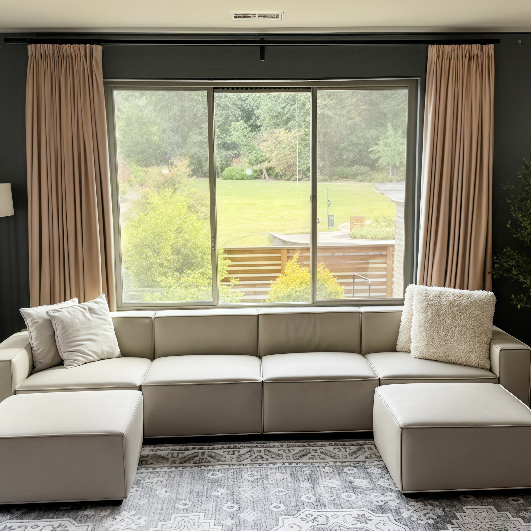 Belgian Flax Linen Blackout Curtains & Drapes-Neutral Decor