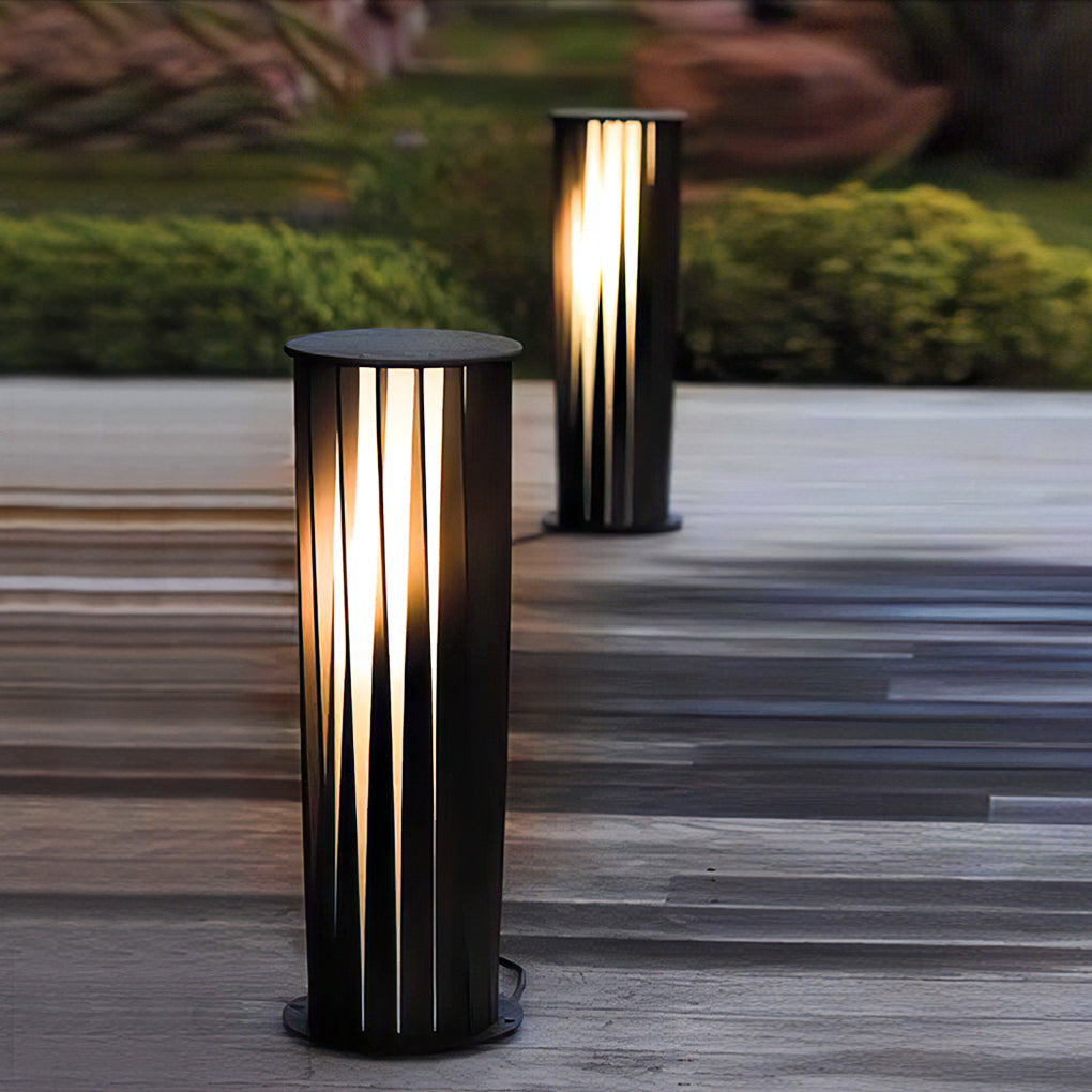 Bethany Geometric Cage LED Outdoor Pathway Lights