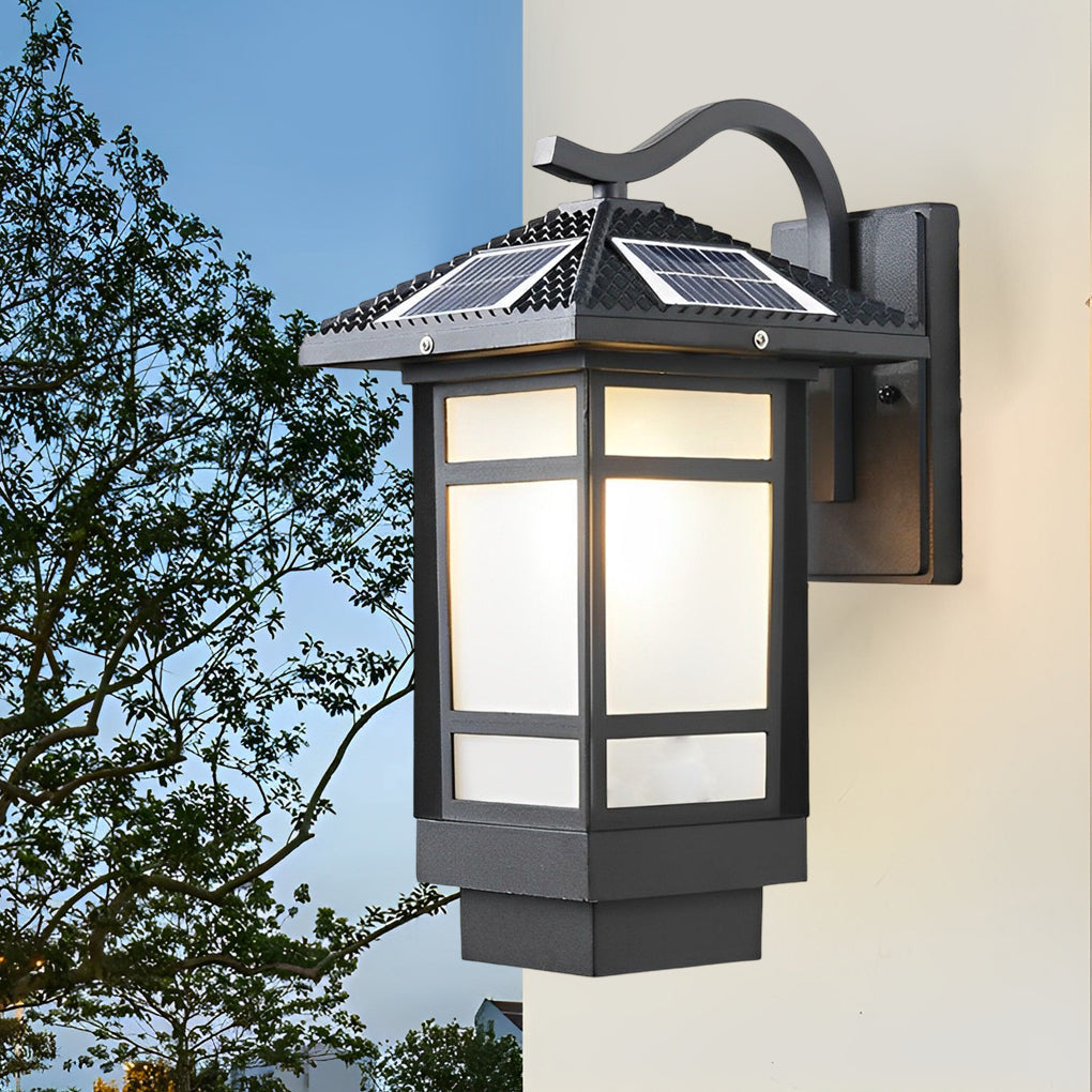 Owner Vintage LED Retro Glass Outdoor Wall Lamp