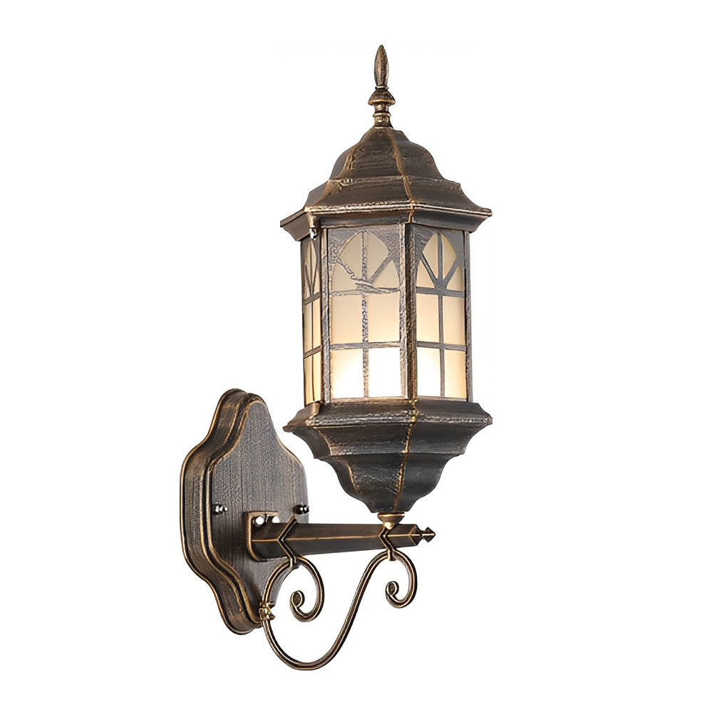 Blesed Retro LED Solar Outdoor Wall Lamp