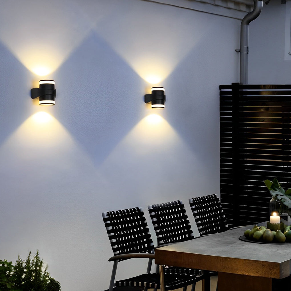Wiona Round LED Outdoor Wall Washer Lights
