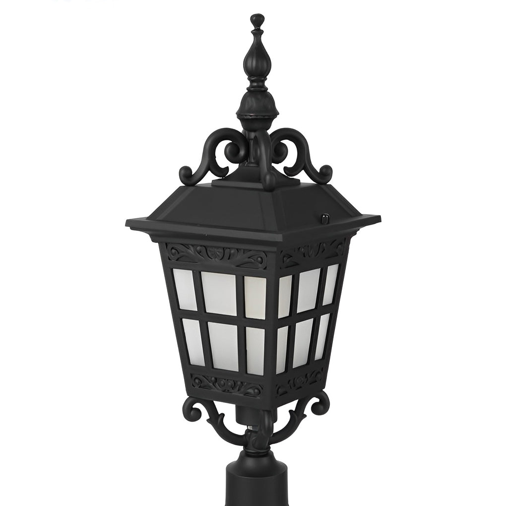 Articula European Style Glass Outdoor Post Lamp