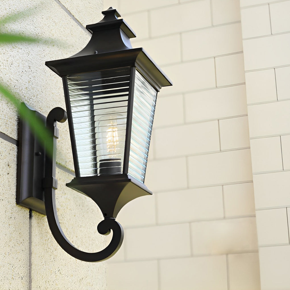 Vita Retro Creative Modern Glass Outdoor Wall Light