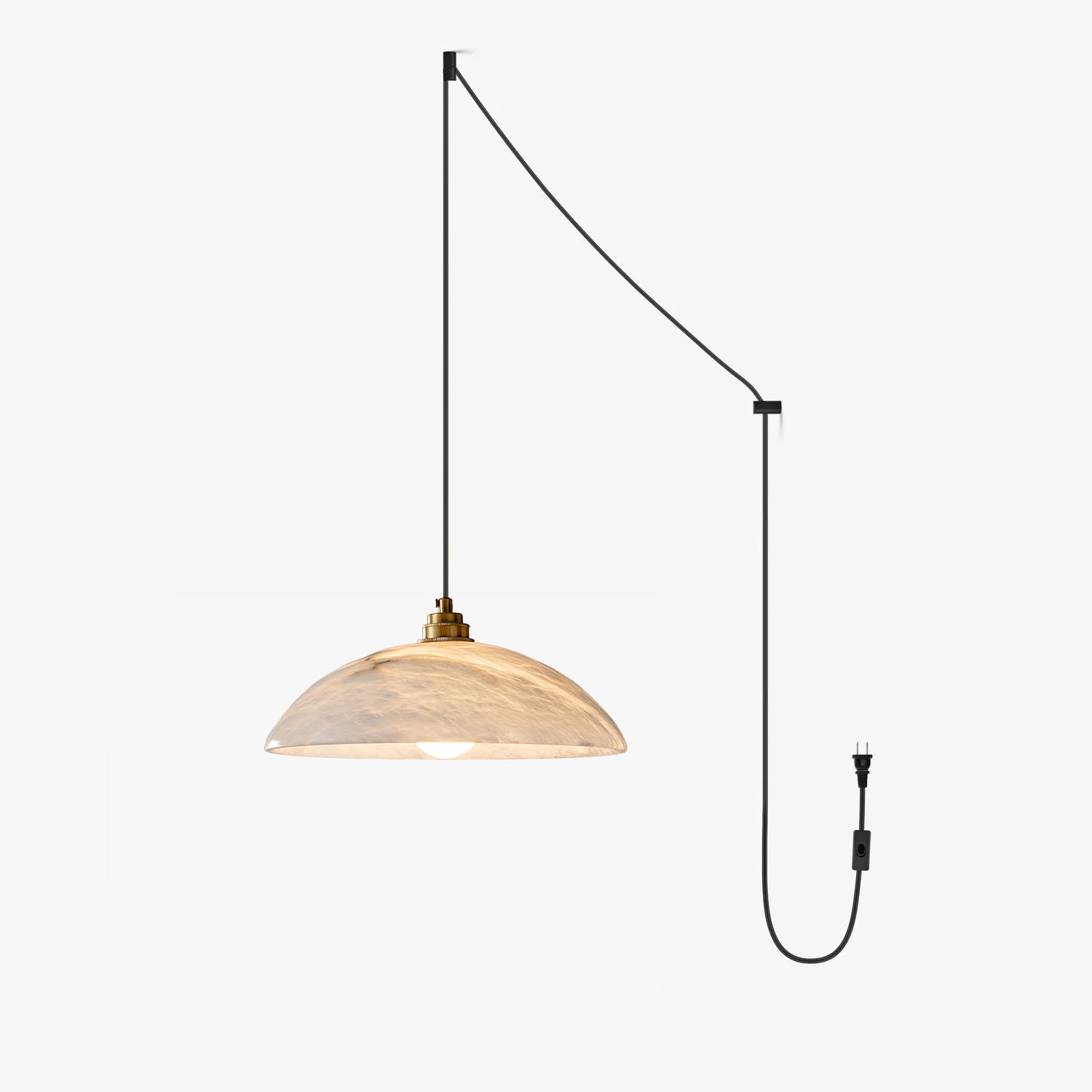 Ezriel Alabaster Pendant Light-Neutral Decor
