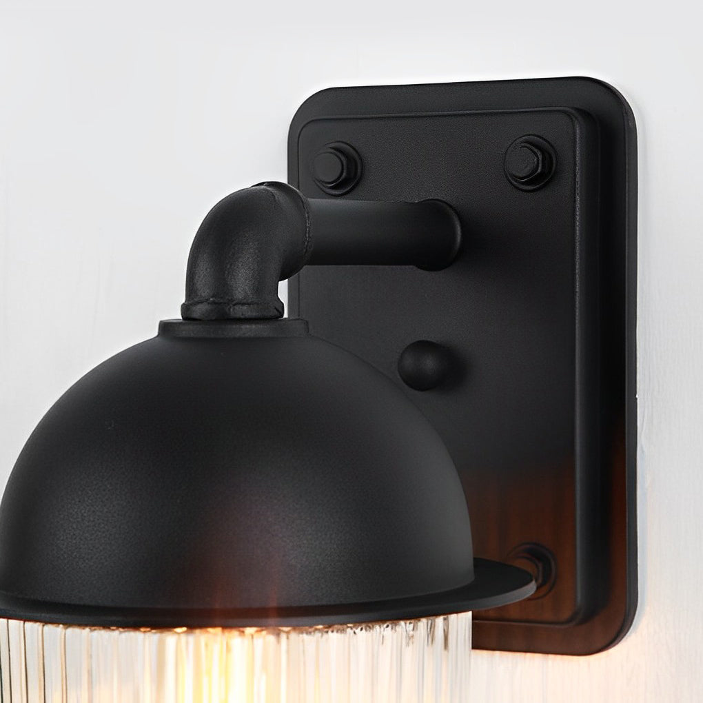 Dianay Ball Matte Modern Glass Outdoor Wall Lamp Lights