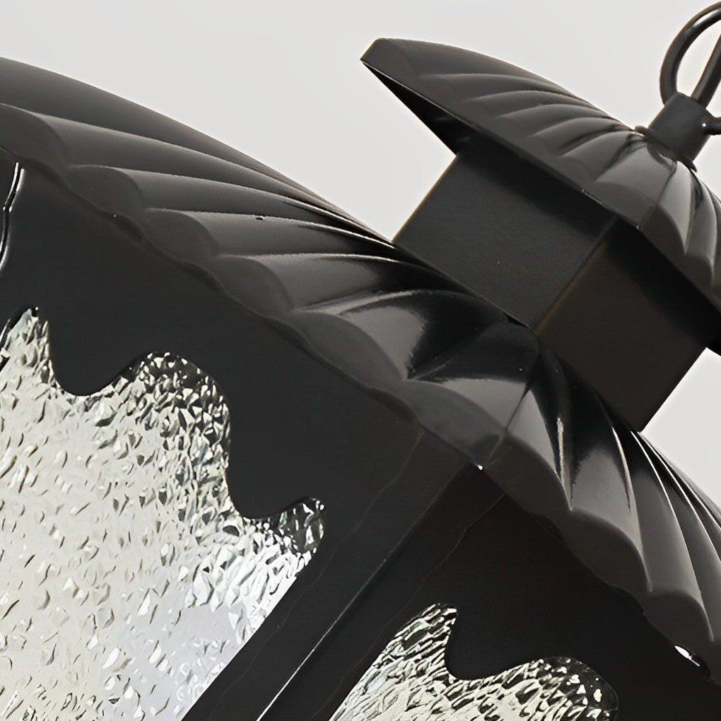 Leroy Retro Water Drops Glass European Outdoor Chandelier