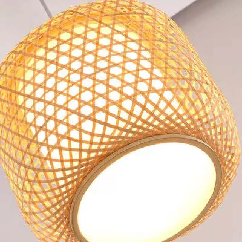Ritta Natural Rattan Bamboo Pendant Light Lighting - Neutral Decor