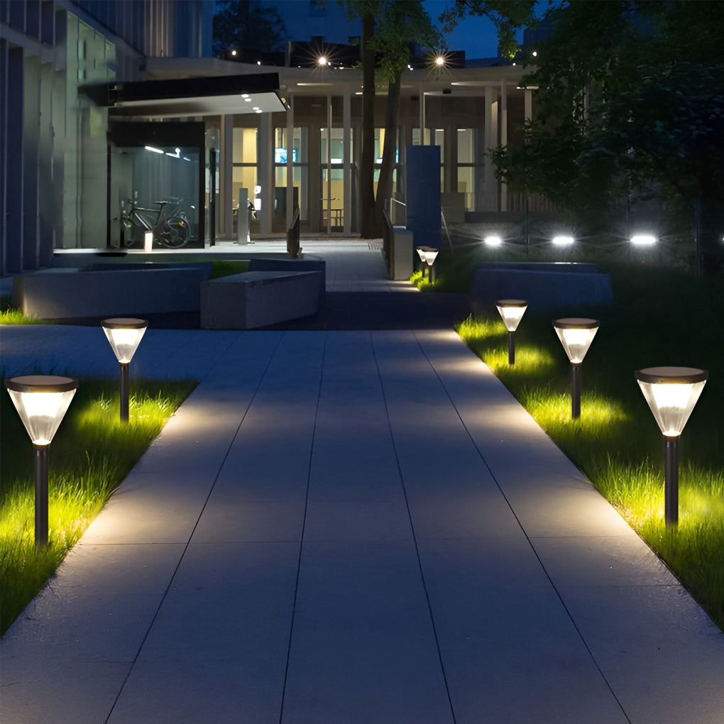 Audrey Eco-Efficient Cone Path Modern Outdoor Light