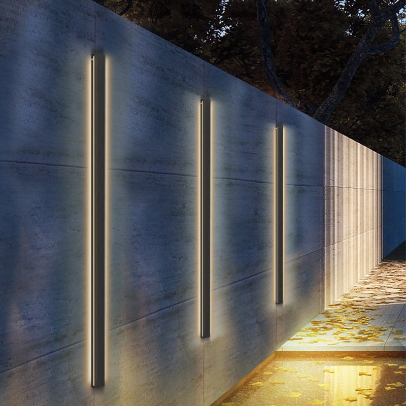 Teres LED Long Linear Minimalist Outdoor Wall Lights