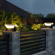 Eunice LED Modern Steel Outdoor Post Pillar Light