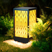 Beky Vintage LED Landscape Marble Outdoor Bollard Lights