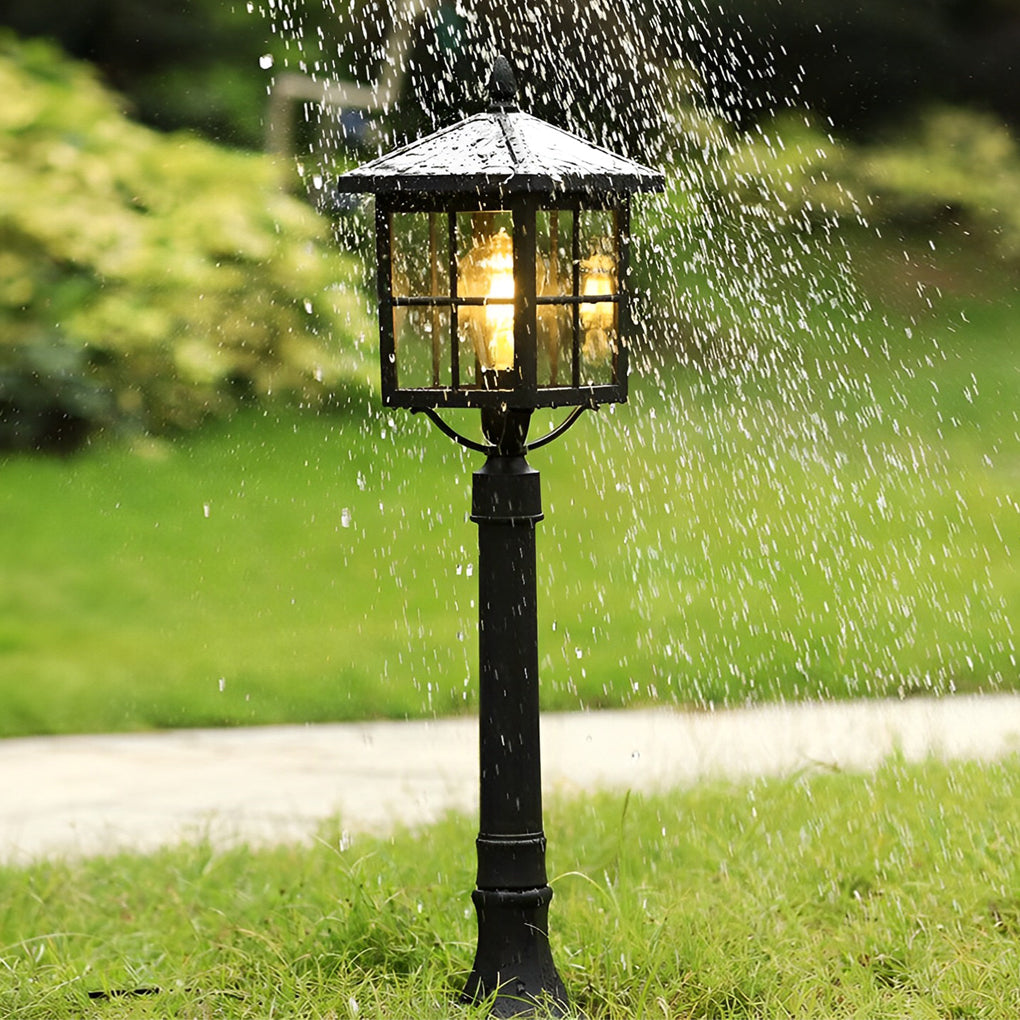 Melda Retro Pavilion Outdoor Lawn Lamp