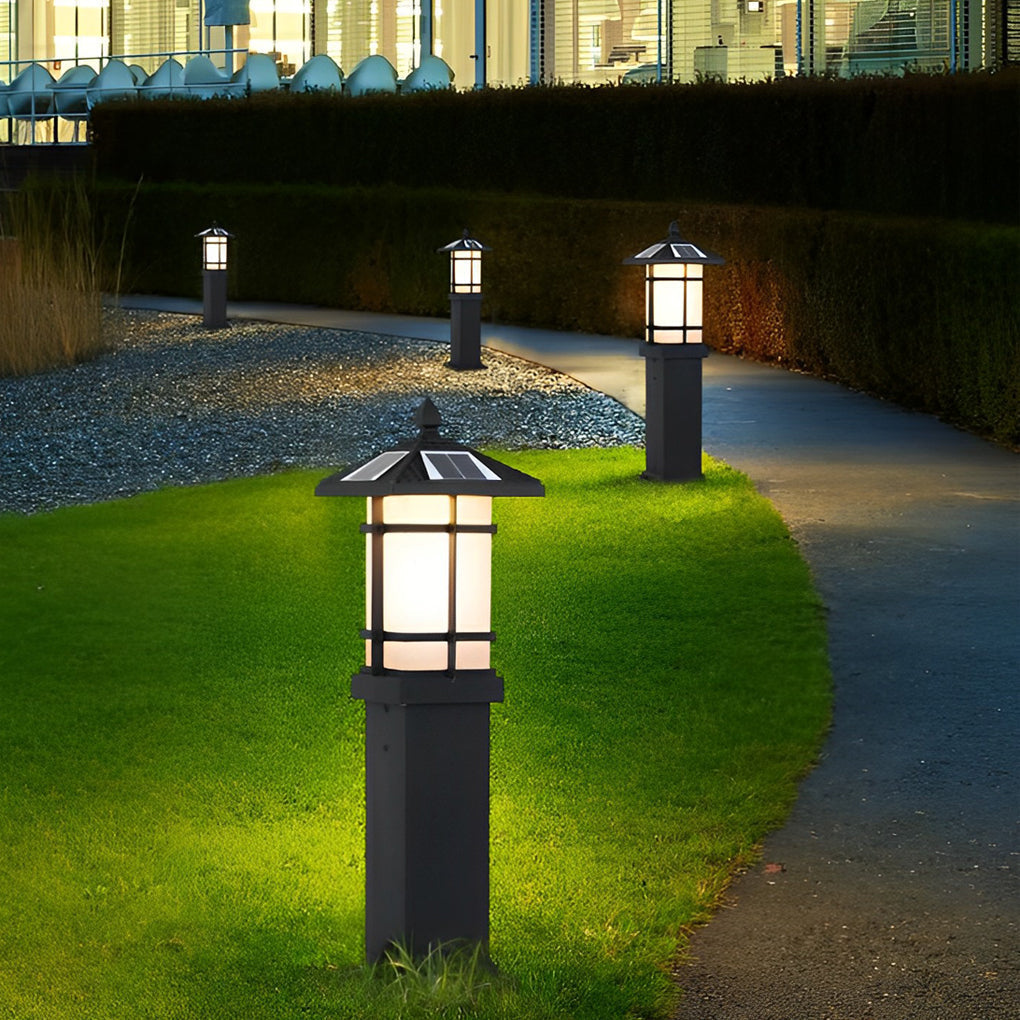 Victria Modern LED Ancient Outdoor Bollard Light