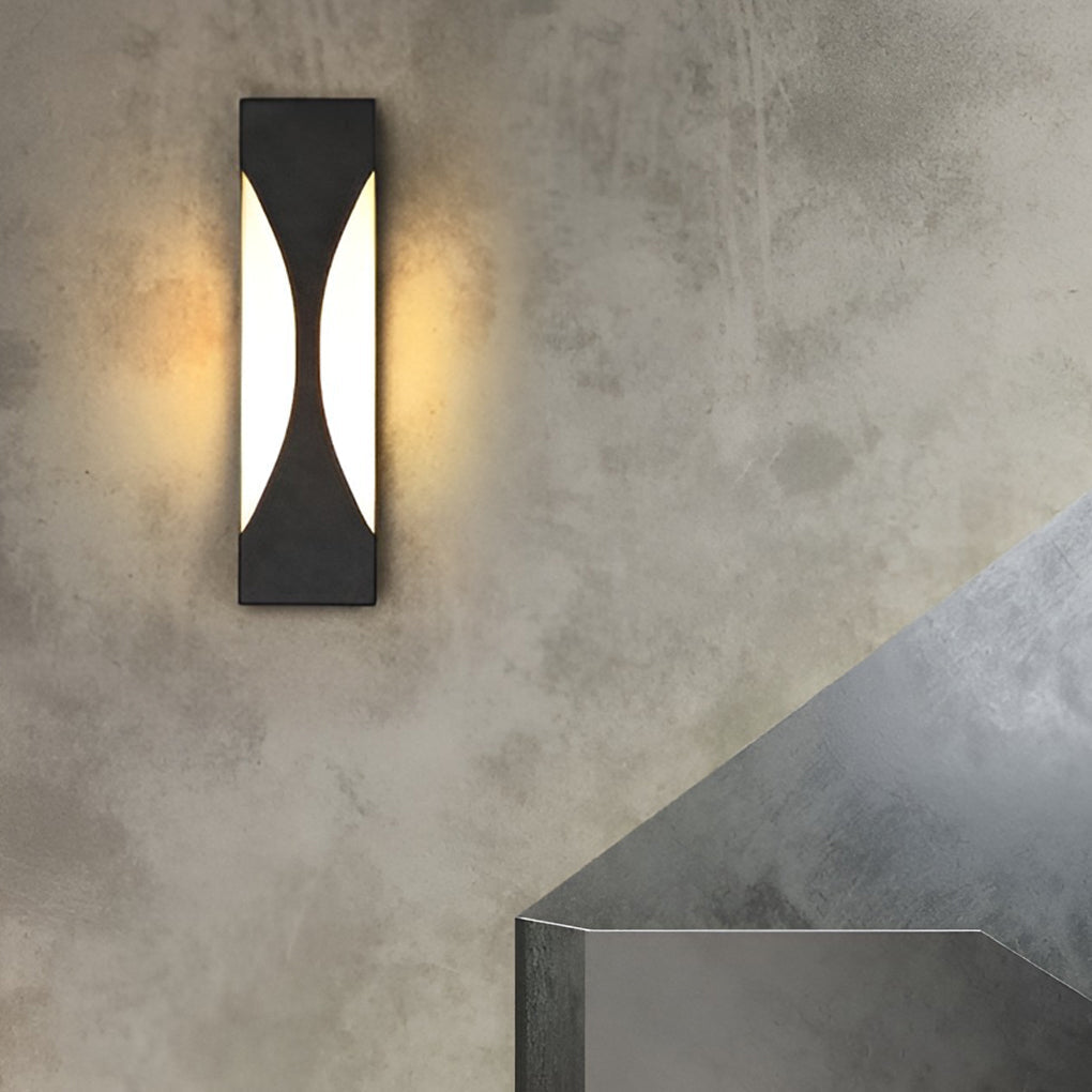Creative Rectangular Modern Outdoor Wall Sconce