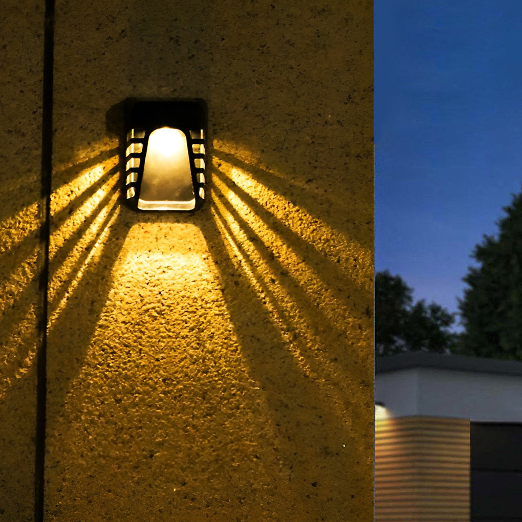 Eric Intelligent LED Black Modern ABS Outdoor Wall Lights