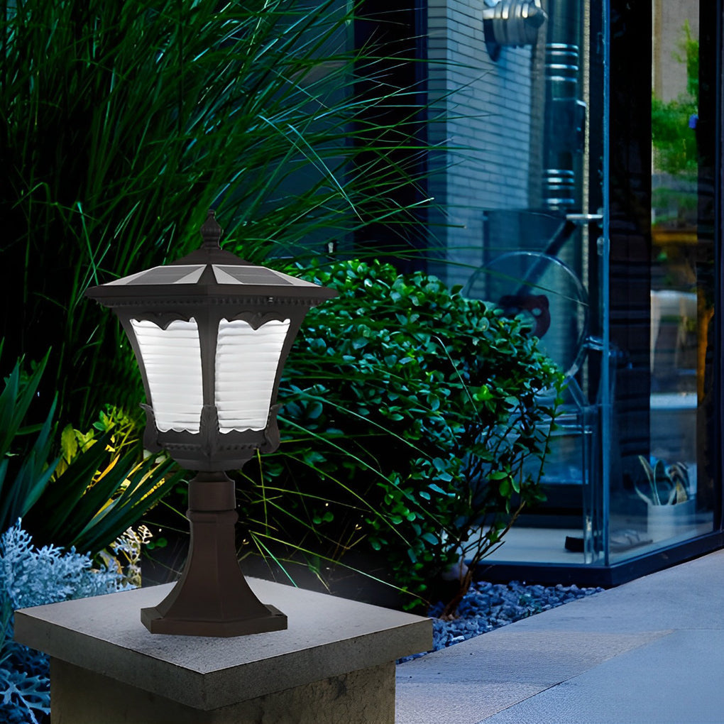 Kayy Ornate Vintage Elegant Outdoor Lawn Lamp
