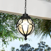 Dominic Ball American Glass Outdoor Chandelier Light
