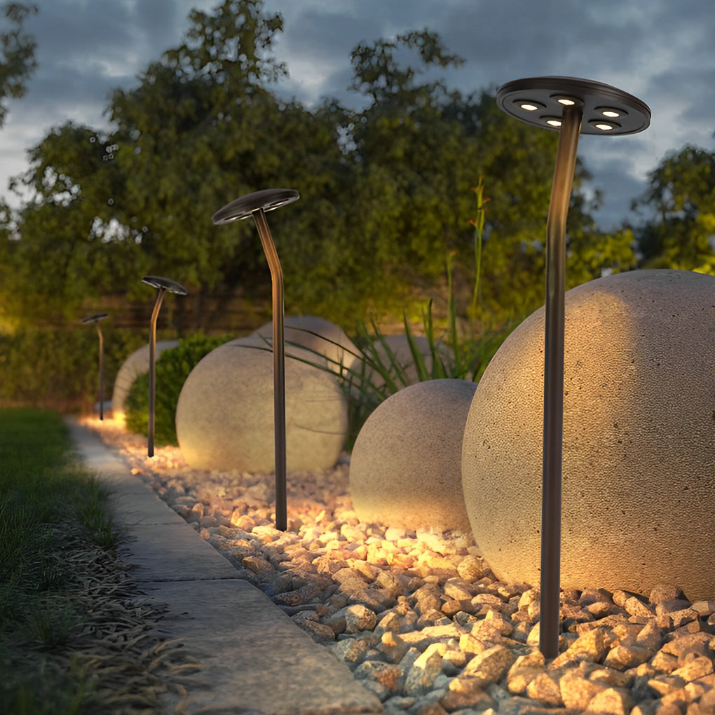 Nimble Mushroom Lawn Durable Pathway Lighting