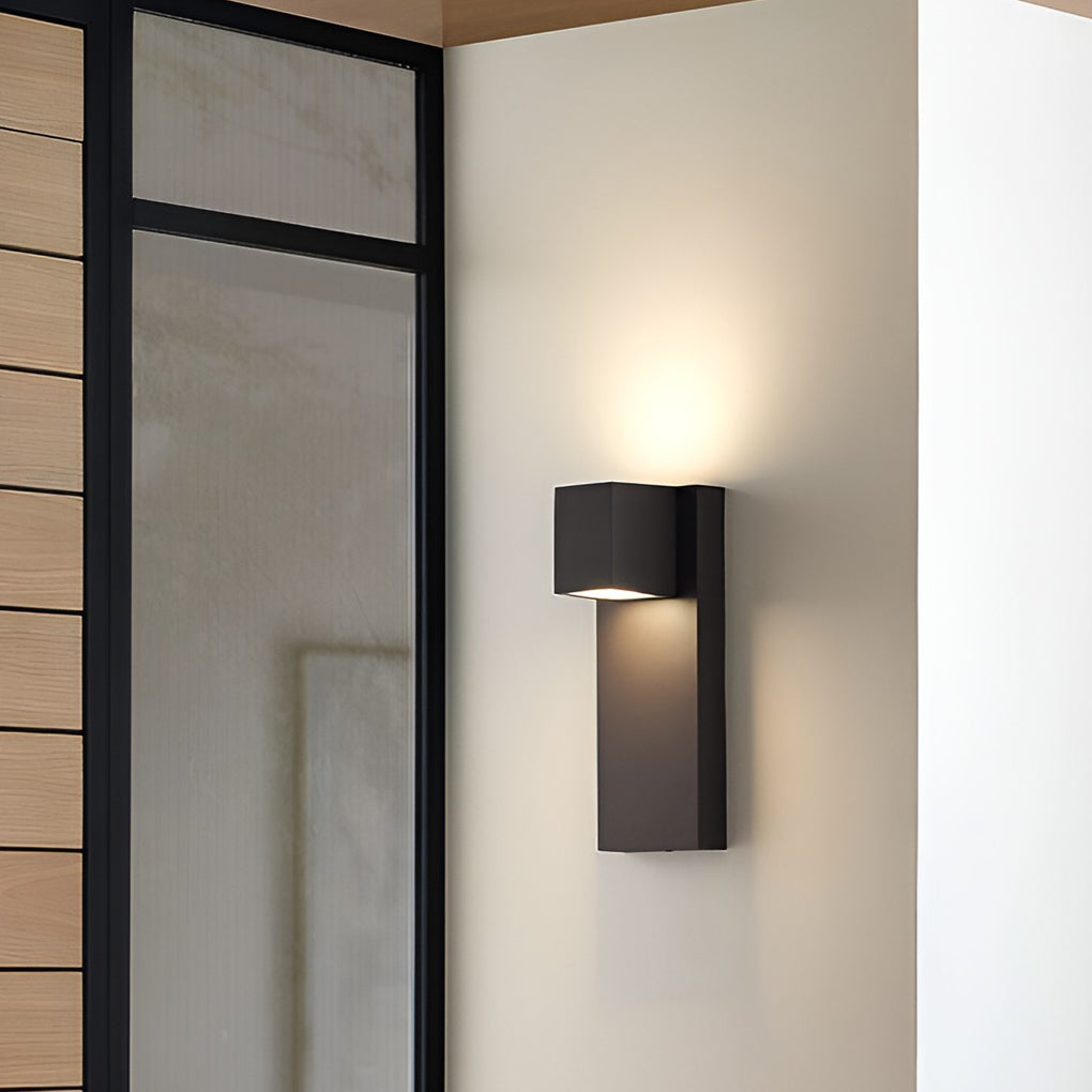 Eriny Square LED Modern Outdoor Wall Sconce Light