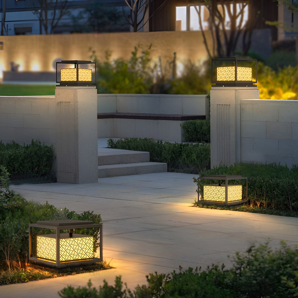 Hetty Square Modern Solar Outdoor Light
