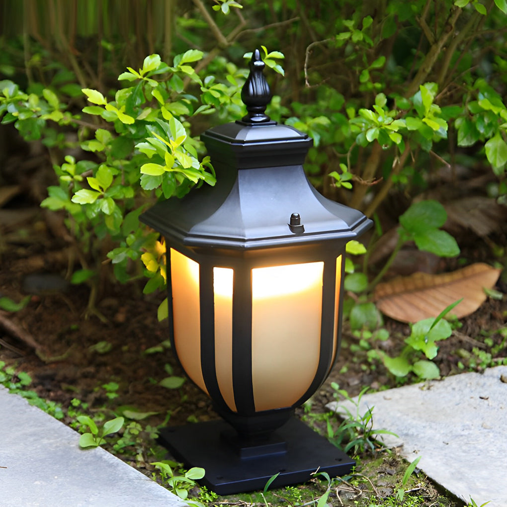 Melssa Retro European Outdoor Pillar Post Lights