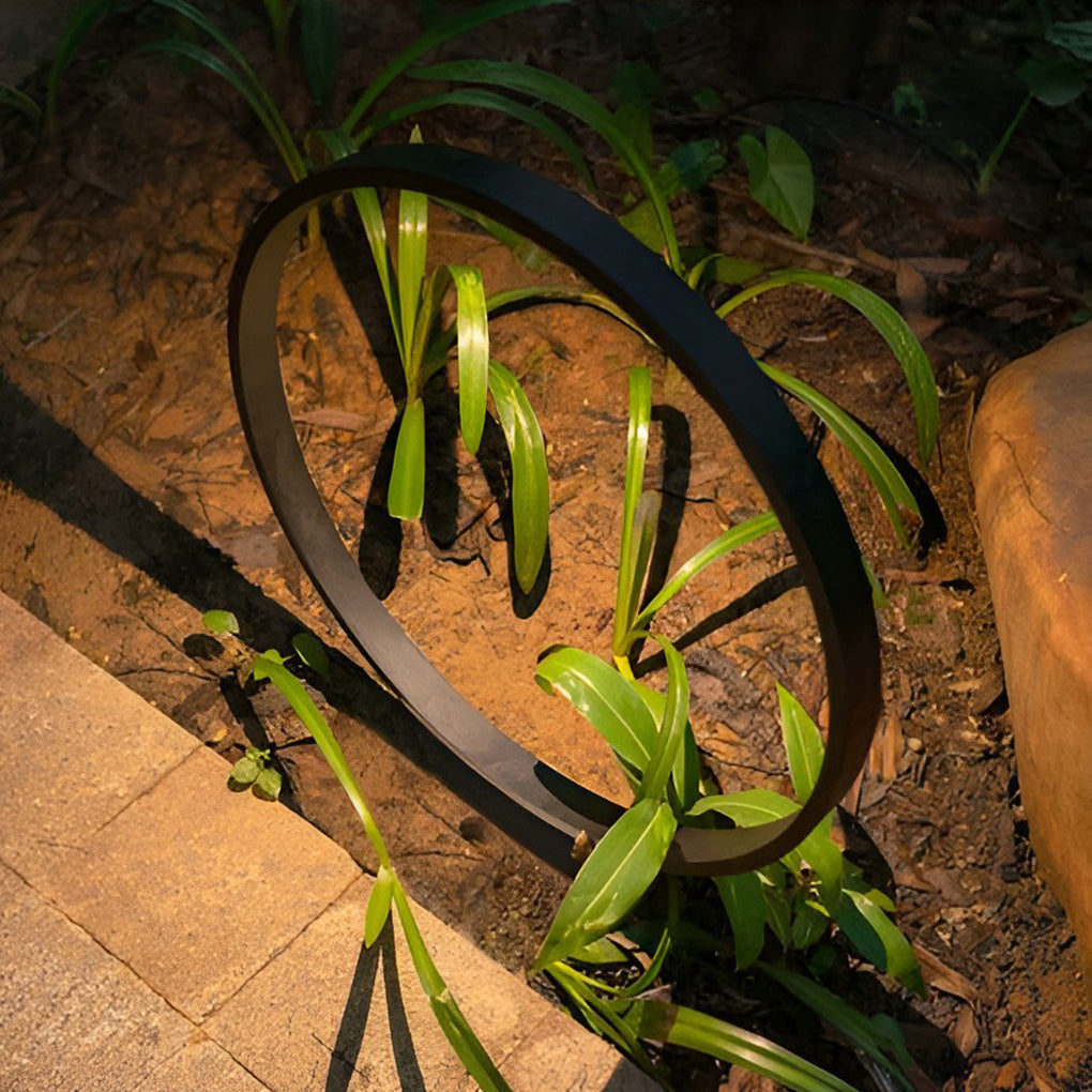 Floyd Elegant Circular Ring Outdoor Pathway Light
