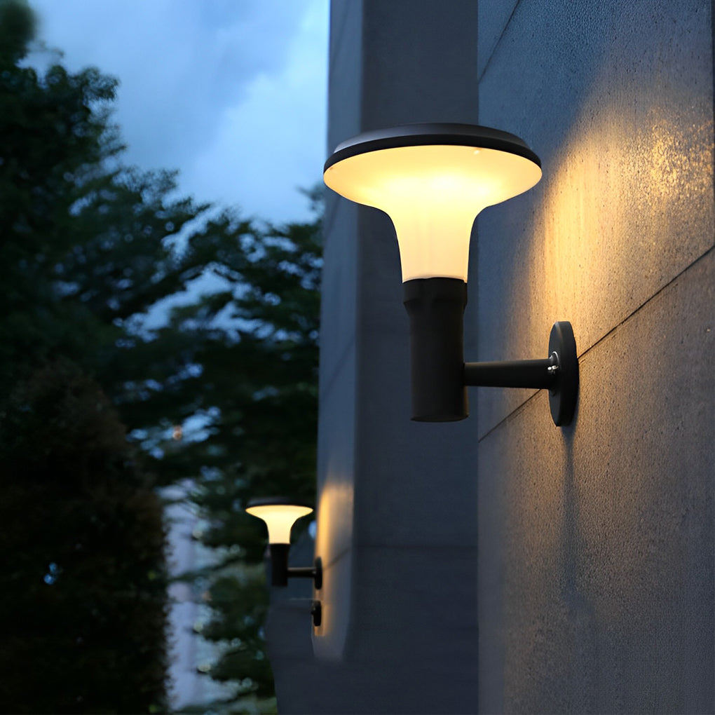 Sunine Round Flower LED Modern Outdoor Wall Lamp