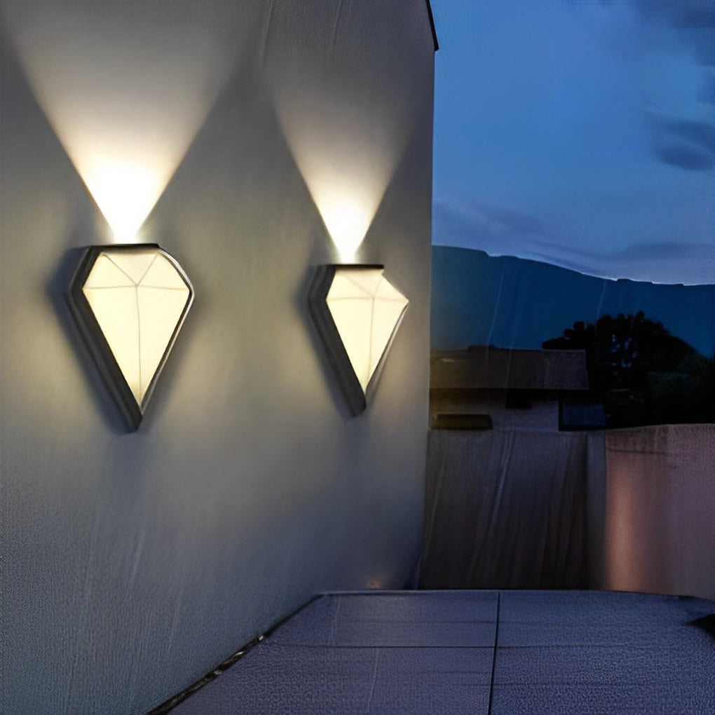 Timhea Creative Geometric LED Outdoor Wall Lamp