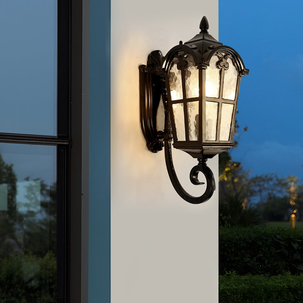 Evaner Vintage Lantern Retro Outdoor Wall Lamp
